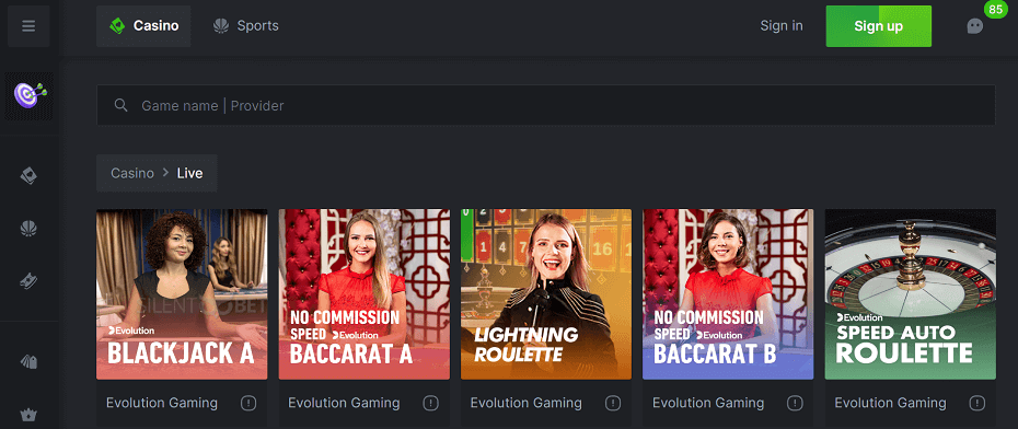 Prive Casino casino en ligne